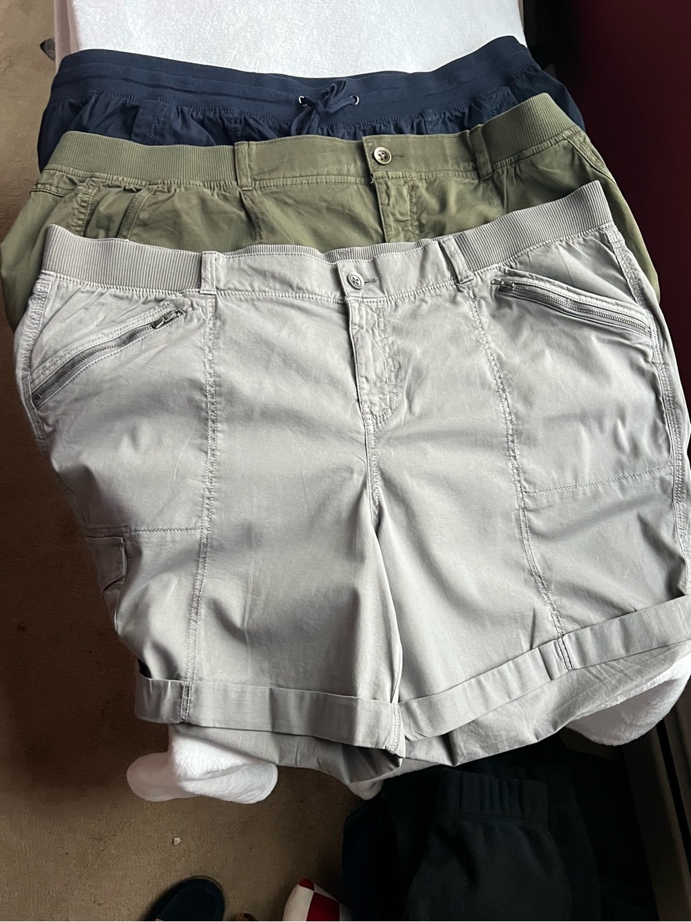 EVRI Navy Everyday Wear Drawstring Shorts
